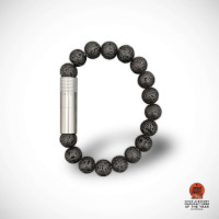 ПРОБОЙНИК PUNCH BRACELET LAVA STONE 10mm (SMALL 15-17 см)
