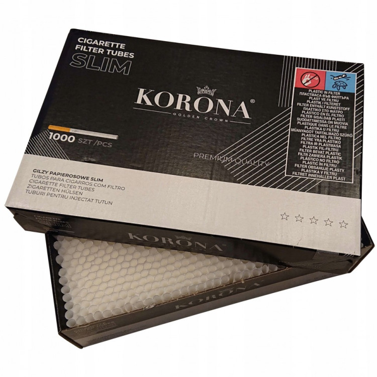 Гильзы сигаретные KORONA Slim 1000