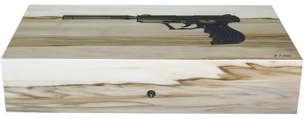 Хьюмидор Elie Bleu Gun Red Gun bi-metal