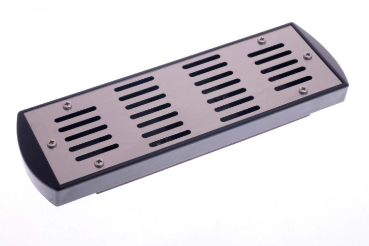 Увлажнитель акриловый Passatore на 50 сигар, серебристый