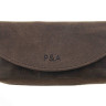 Сумка P&A для трубки и табака, натуральная буйволиная кожа