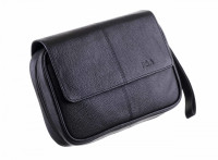 Сумка P&A для 4 трубок и табака, натуральная кожа, подарочная упаковка