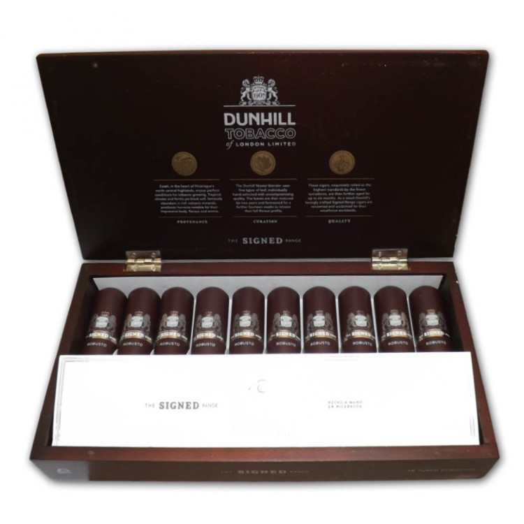 Сигары DUNHILL Signed Range NEW TUBED ROBUSTO