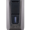 Зажигалка сигарная Colibri Slide (двойное пламя), черная-оружейная сталь