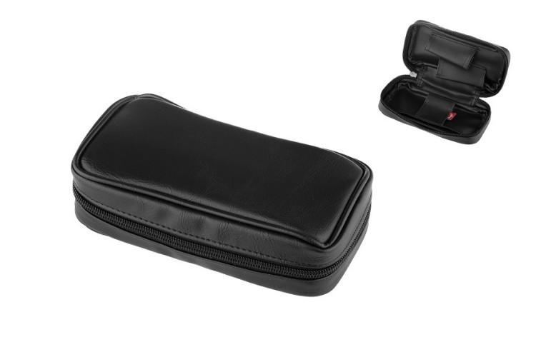 Сумка Esquire для 2-х трубок эко кожа черная