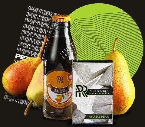 Табак для кальяна Peter Ralf Marble Pear Лимонад дюшес с натуральной грушей 50 гр