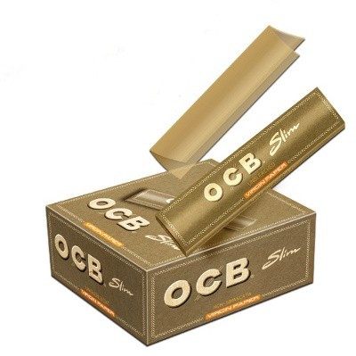 Бумага для самокруток OCB SLIM VIRGIN UNBLEACHED 32