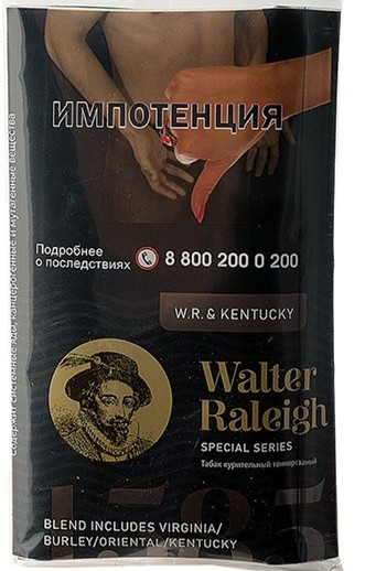 Табак для самокруток Walter Raleigh Limited Edition W.R.& Kentucky 25гр