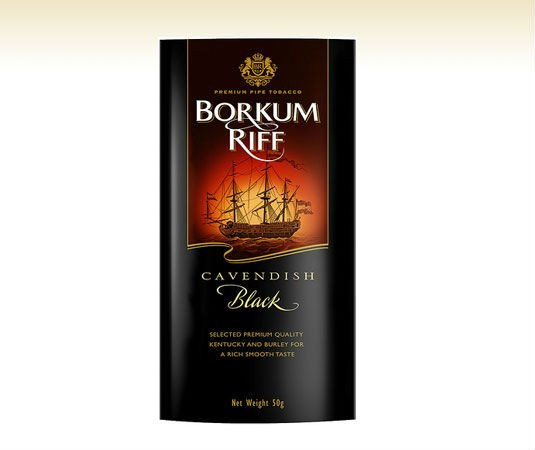 Трубочный табак BORKUM RIFF Black Cavendish 40 гр
