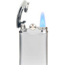 Зажигалка Lubinski "Палермо" кремневая турбо, двойное пламя, хром