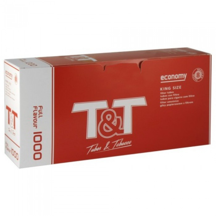 Гильзы сигаретные T&T Economy Full Flavour Regular 1000