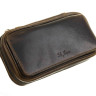 Сумка Ser Jacopo для 2 трубок и табака, натуральная кожа, подарочная упаковка