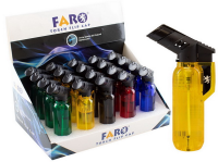 Зажигалка FARO турбо, с крышкой, 5 цветов