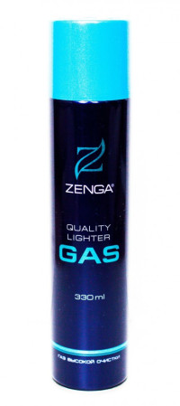 Газ для зажигалок ZENGA ZG-330 330 мл, высокой степени очистки