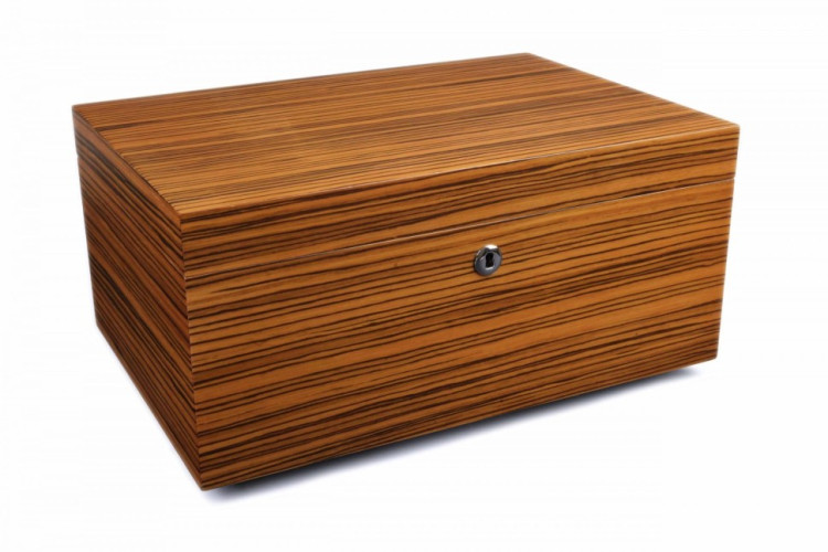 Хьюмидор Howard Miller на 80 сигар, шпон Зебрано