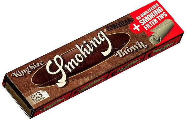 Бумага для самокруток SMOKING KS Brown-FTip