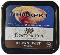 Трубочный табак Doctor Pipe Twist Brown Twist Cut 50 гр банка