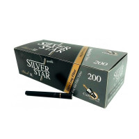 Гильзы сигаретные SILVER STAR Carbon Black Tube XL 200