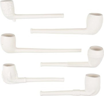 Трубка курительная из глины 401591 (Трубка)