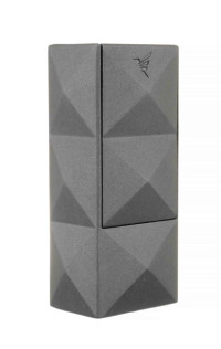 Зажигалка сигарная Colibri Quasar, двойное турбопламя, Оружейная сталь уценка