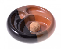 Пепельница Lubinski на 2 трубки, керамика (Италия)