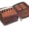 Сигарная сумка-хьюмидор P&A на 5 сигар, натуральная кожа