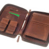 Сигарная сумка-хьюмидор P&A на 5 сигар, натуральная кожа