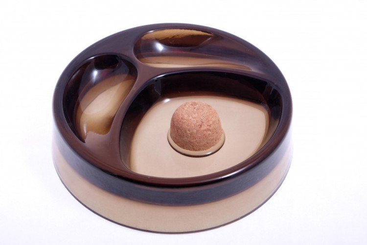 Пепельница на 2 трубки, стекло