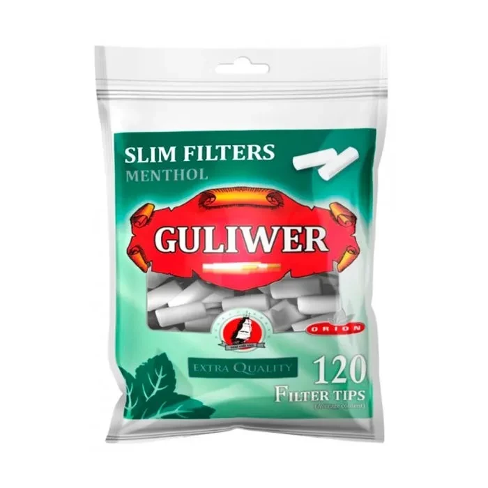 Фильтры сигаретные GULIWER Menthol Slim 120