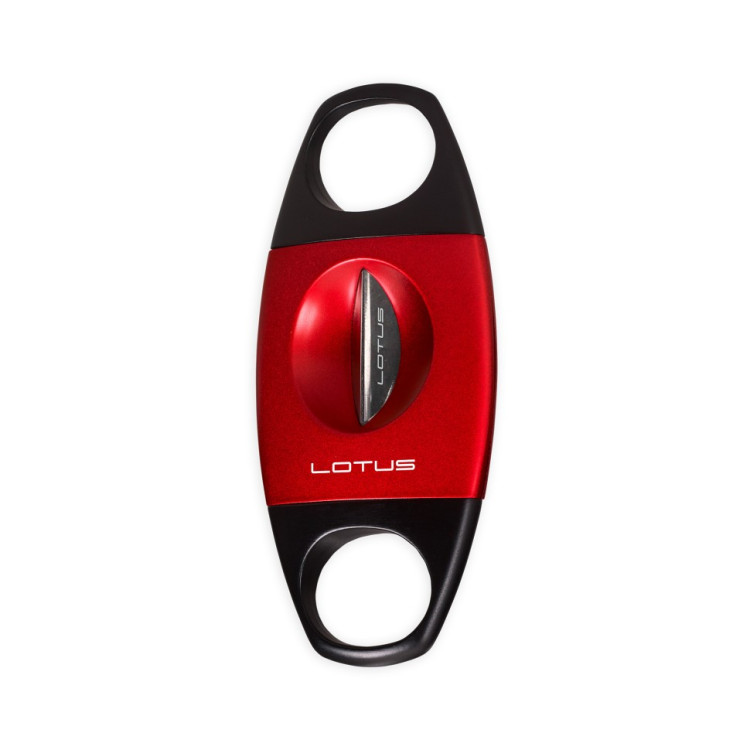 Каттер Lotus JAWS V-Cutter Serrated Anodized Red & Black Matte 64 RG CUTV103